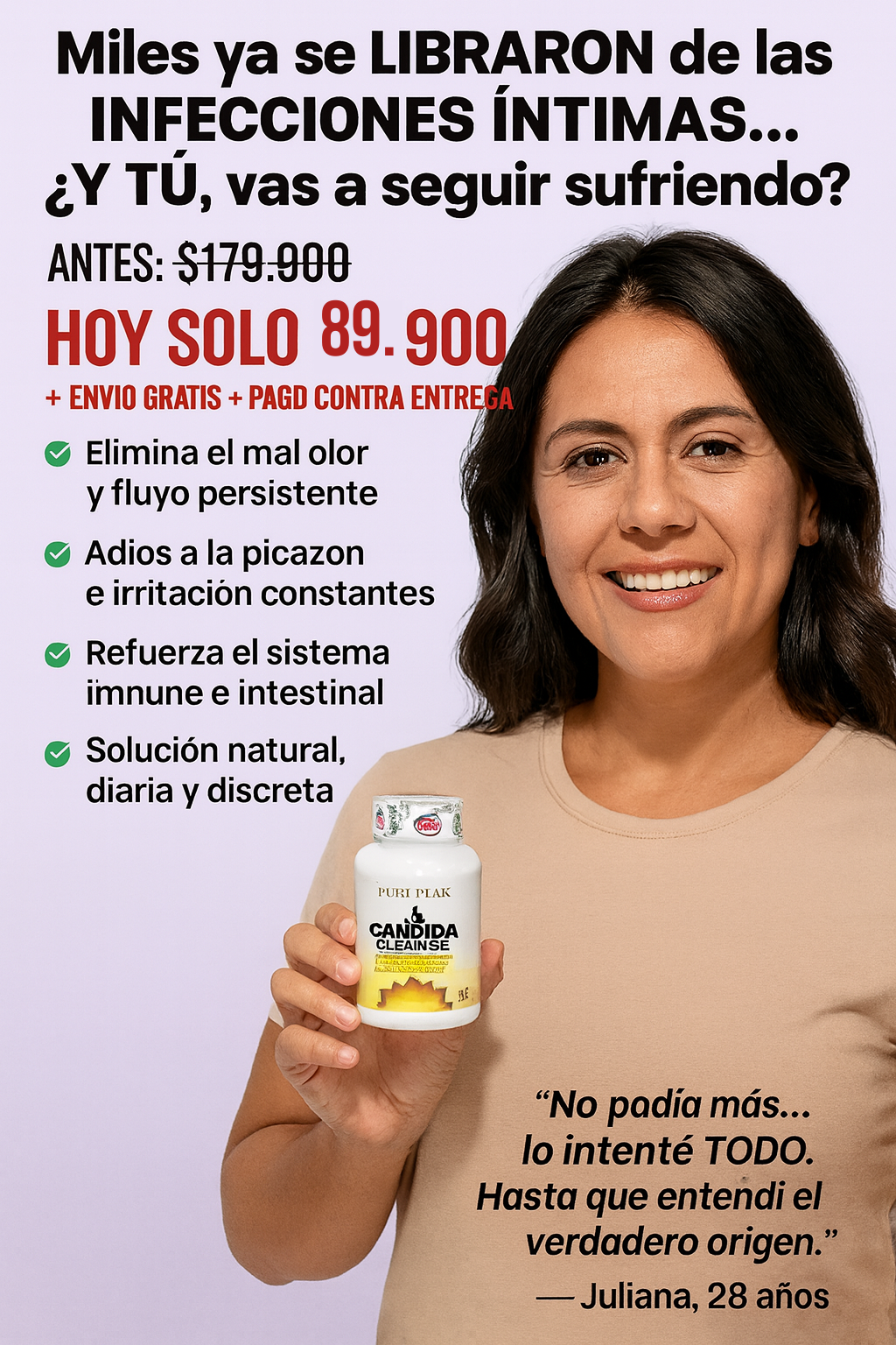 Cándida cleanse- ACABA CON LA INFECCION VAGINAL