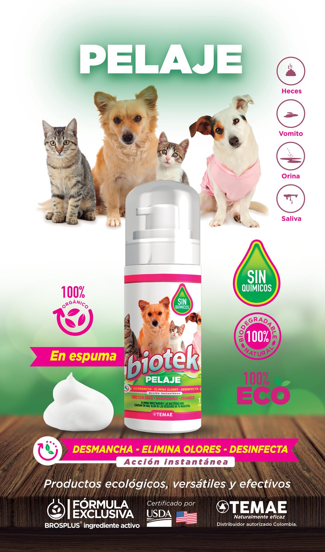 BIOTECK PELAJE + ENVIO GRATIS