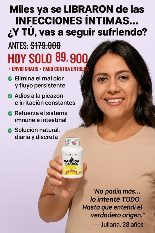 Cándida cleanse- ACABA CON LA INFECCION VAGINAL