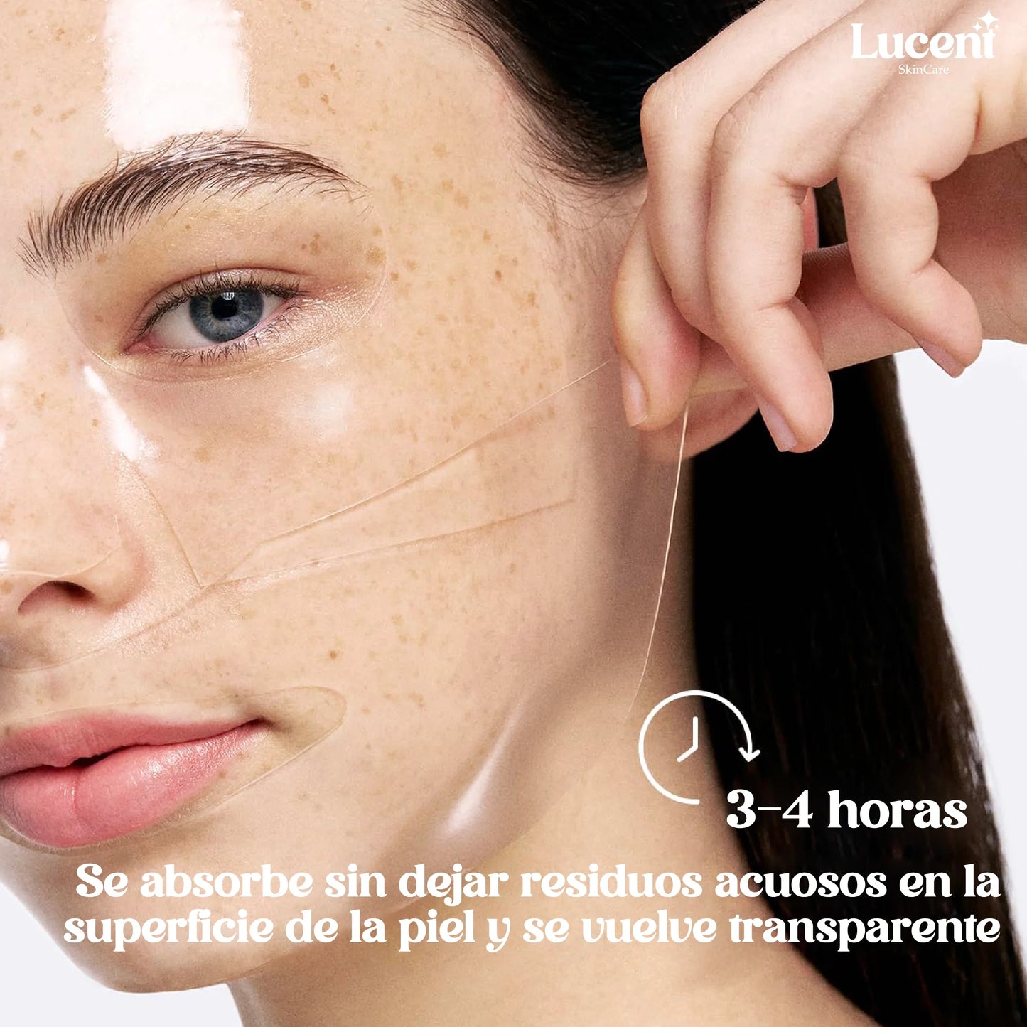 Mascarilla de Colágeno Lucent x4 | Reafirma y tonifica tu piel