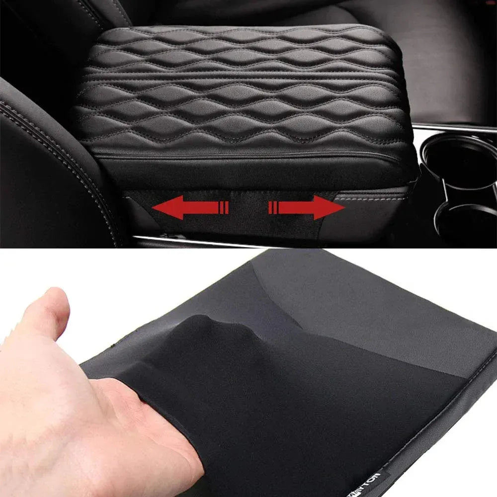 REPOSABRAZOS DE CUERO PARA CARRO (ESTILO UNIVERSAL) + ENVIO GRATIS