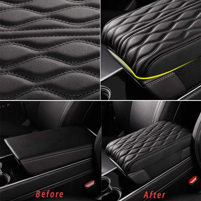 REPOSABRAZOS DE CUERO PARA CARRO (ESTILO UNIVERSAL) + ENVIO GRATIS